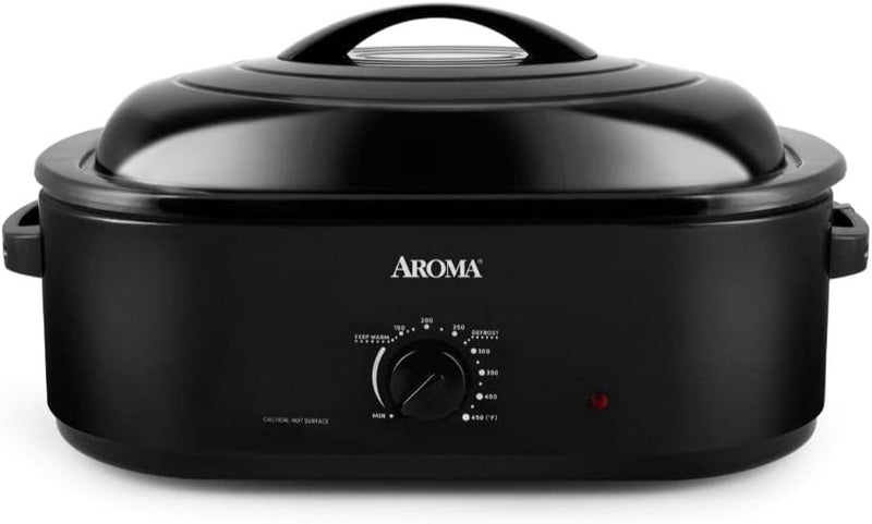 AROMA 18Qt. Roaster Oven (Black)