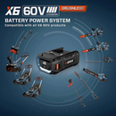 Senix 16 in. 60V Max Straight Shaft Cordless String Trimmer, Battery and Charger Included