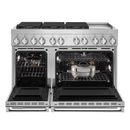 JennAir NOIR™ 48" Dual-Fuel Professional Range with Chrome-Infused Griddle