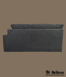 WE Harmony Double Wide Left Arm Chaise Grey Twill Fabric