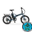 Concord 20" Urbanfold Electric Folding Bike, 36V, Class 2, Blue, Fits Riders 4'11" - 6'2"