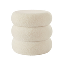 Mainstays Boucle Cloud Storage Ottoman, Cream