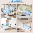 Portable Air Conditioners with Remote Control 3-in-1 Free Standing Cooling AC Unit with Fan and Dehumidifier