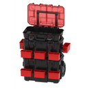Hyper Tough Hyper Stack 3-Piece Modular Rolling Toolbox System, Black
