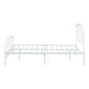 Furniture of America Cristelle Metal White Full-size Platform Bed