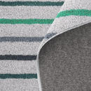 Mainstays Kids Washable Striped Area Rug, Blue and Green, 5' x 7'ft