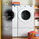Whirlpool Front Load Washer and Gas Dryer White Stackable