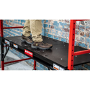 Build Frames Adjustable Baker Scaffold Steel Adjustable 6.24-ft H x 2.4-ft W x 6.1-ft L 1100-lb Capacity Baker Scaffold