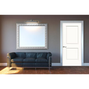 RELIABILT 32-in x 80-in Primed Hollow Core 2-panel Left Hand Molded Composite Single Prehung Interior Door