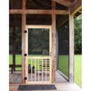 Screen Tight 5 Bar Universal reversible 36-in W x 80-in H x 1-in T Natural Single Hinged Wood Screen door
