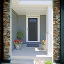 Larson Midview Storm Door, White, 36” x 80-81”, Reversible Universal Installation,