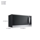 LG 1.8-cu ft Over-the-Range Microwave with Sensor Cooking ( PrintProof Stainless Steel )