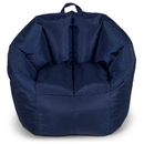 Big Joe Milano Bean Bag Chair, Navy Smartmax, Durable Polyester