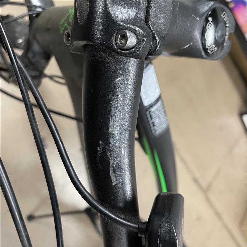 29" Hyper Carbon Fiber Mountain Bike, Black/Green