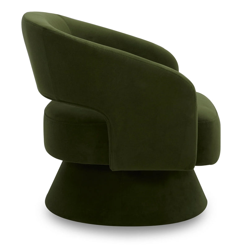 CHITA Swivel Fabric Accent Chair