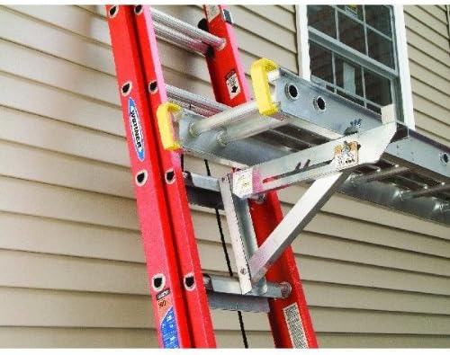 Werner AC10-14-02 Short Body Aluminum Ladder Jacks for Stages Up to 14-Inch Width