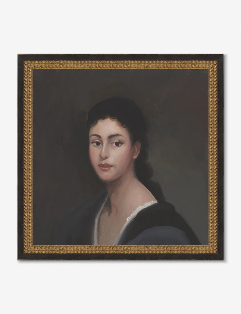 Lulu and Georgia Portrait of A Woman Wall Art by Ryan Brown