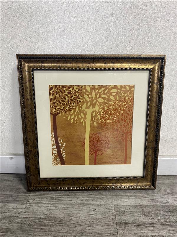 Golden Grove Artisanal Tree Print
