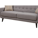 Mid-Century Crystal Living Room Sofa, Gray