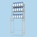 WhizMax Over The Toilet Storage Shelf with Toilet Paper Holder Removable Towel Hooks Floor Standing Above Toilet Shelf Space-Saving Storage Rack for Bathroom Stainless Steel Easy to Assemble-3 Layers-Metal-White