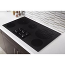 Whirlpool 36-inch Electric Ceramic Glass Cooktop with Two Dual Radiant Elements