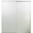 RELIABILT 60-in x 80-in White 1-panel Smooth Solid core Sliding Closet Doors