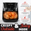 Gourmia 4-Quart Digital Air Fryer with 12 One-Touch Presets, GAF414, Black