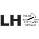RELIABILT 36-in x 80-in Primed Hollow Core 6-panel Left Hand Molded Composite Single Prehung Interior Door