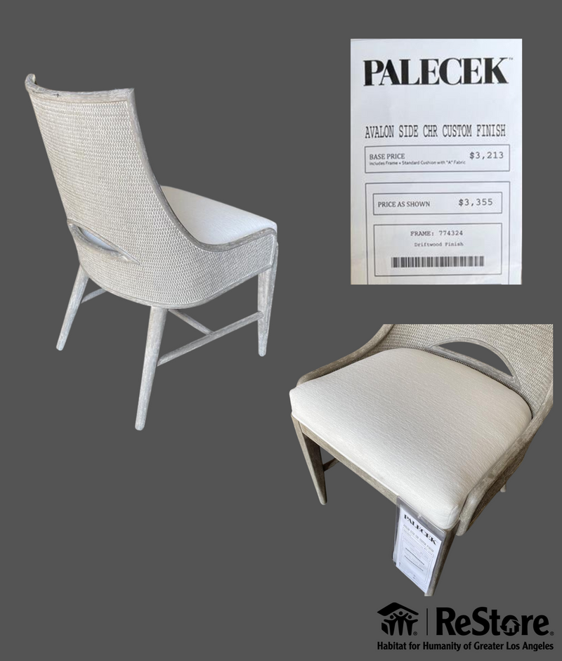 Palecek Avalon Side Chair, Driftwood