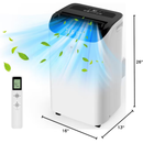 Portable Air Conditioners with Remote Control 3-in-1 Free Standing Cooling AC Unit with Fan and Dehumidifier