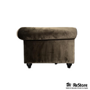 Bespoke Custom chesterfield Brown Velvet Sofa 108”