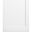 RELIABILT 24-in x 80-in Primed 1-panel Smooth Hollow core Primed Interior Slab Door with Lockset Bore