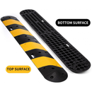 Portable Folding Rubber Speed Bump with 2 End Caps