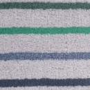 Mainstays Kids Washable Striped Area Rug, Blue and Green, 8 ft x 10 ft
