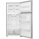 Mora Top Mount Freezer Refrigerator, Standard Depth, 18 cu ft, Stainless Steel