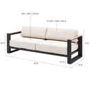 Mirador Sanibel 4-piece Outdoor Fire Seating Set