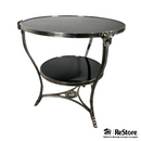 English Colonial Silver Design Side Table