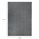 Mainstays Traditional Gray Shag Indoor Area Rug, 5 ft x 7 ft