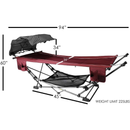 Zenithen Limited Portable Folding Metal Framed Hammock with a Retractable Canopy