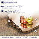 Crystal Art Gallery 22x64 Gold Metal Filigree Baroque Arch Large Full Length Leaner Floor Mirror