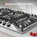 GASLAND 30-in 5 burners Stainless steel Gas Cooktop (Griddle NOT Included)