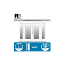 RELIABILT Steel Patio Door 96-in x 80-in x 4-9/16-in Jamb Primed Steel right-hand inswing French Patio Door with Dual-pane Glass (Screen Included)