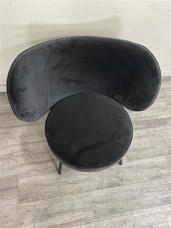 Sapphire Dark Grey Accent Chair