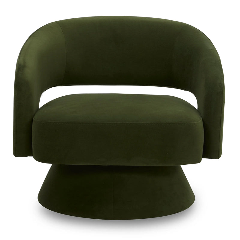 CHITA Swivel Fabric Accent Chair