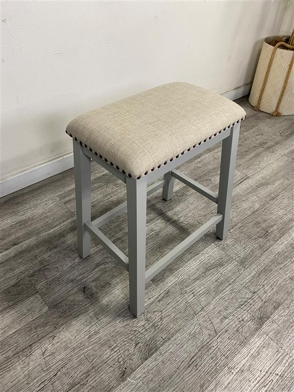 "Chic Comfort" Upholstered Counter Stools - Set of 4