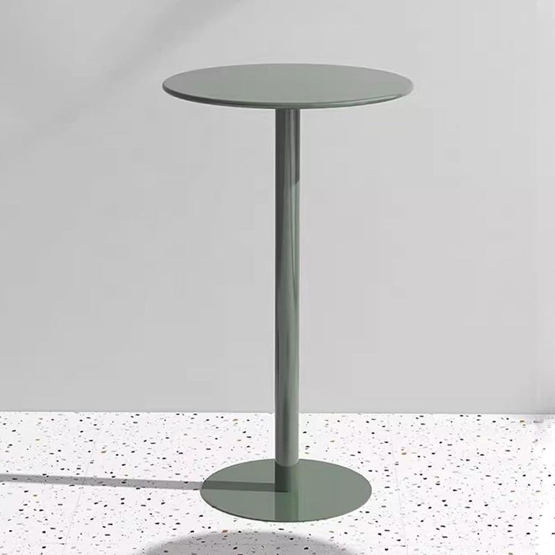 MARIYCH Round Bar Table w/ JONATHAN Y Stool Set