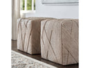 Palecek Henley Coastal Beach Rope Square Ottoman