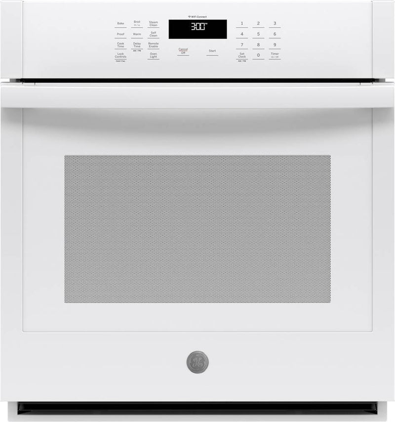 GE - 27" Built-In Single Electric Wall Oven - White