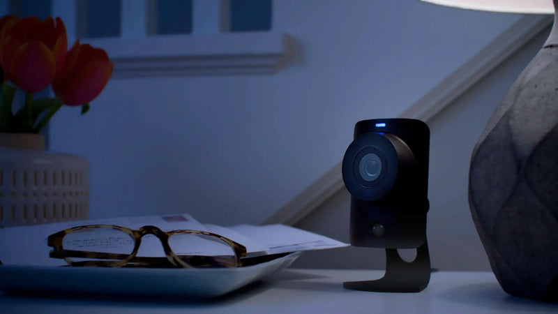 SimpliSafe - SimpliCam Wired Indoor 1080p HD Security Camera - Black