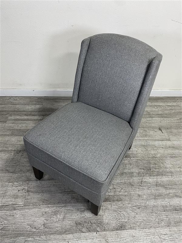 "Graphite Grace" Modern Lounge Chair